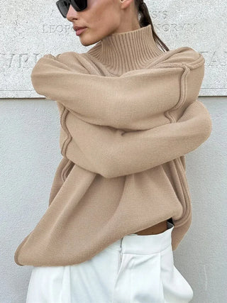 Chloe Soft Mock Neck Sweater