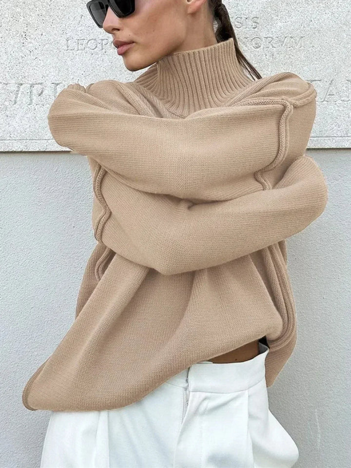 Chloe Soft Mock Neck Sweater