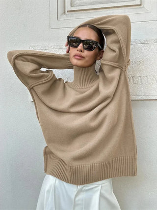 Chloe Soft Mock Neck Sweater