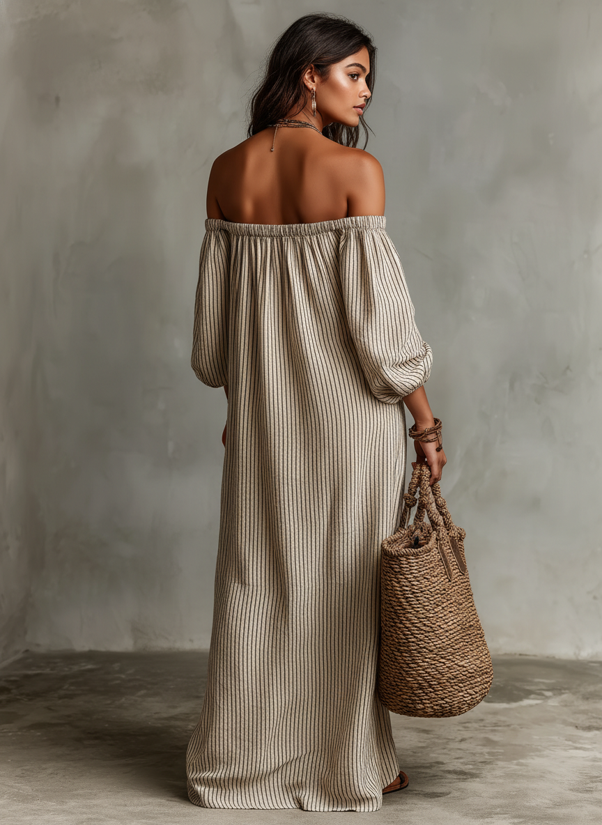 Carmen Off-Shoulder Maxi Dress