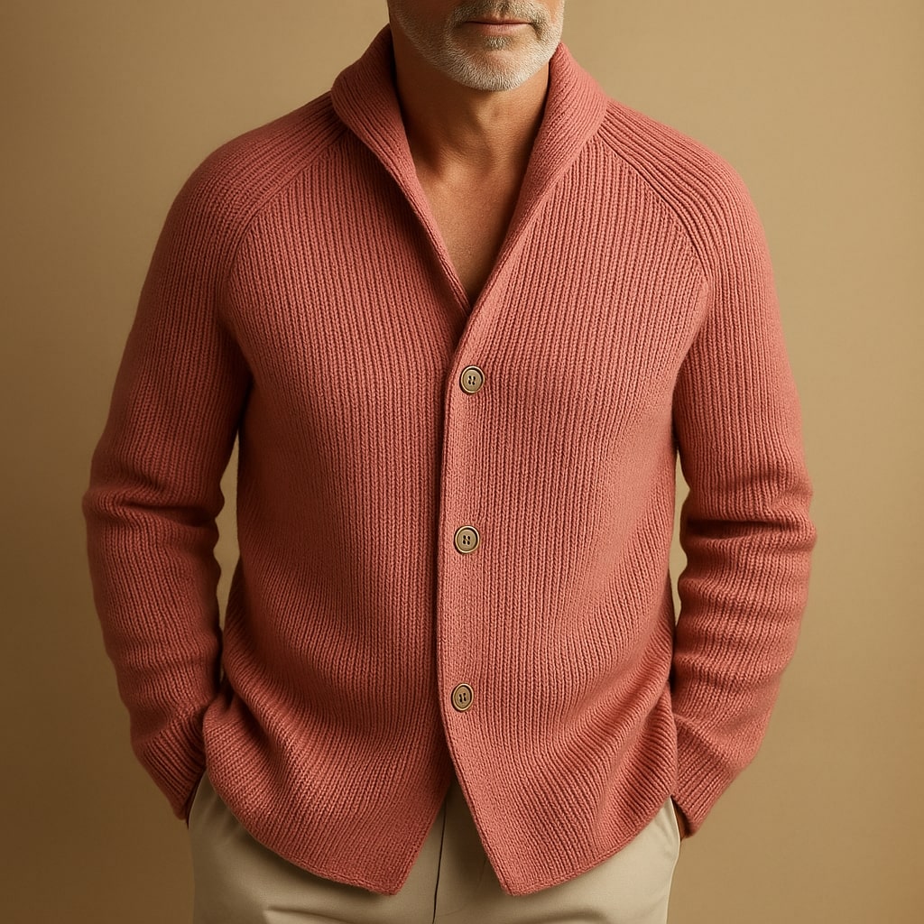 Roro Men's Tapered Cardigan