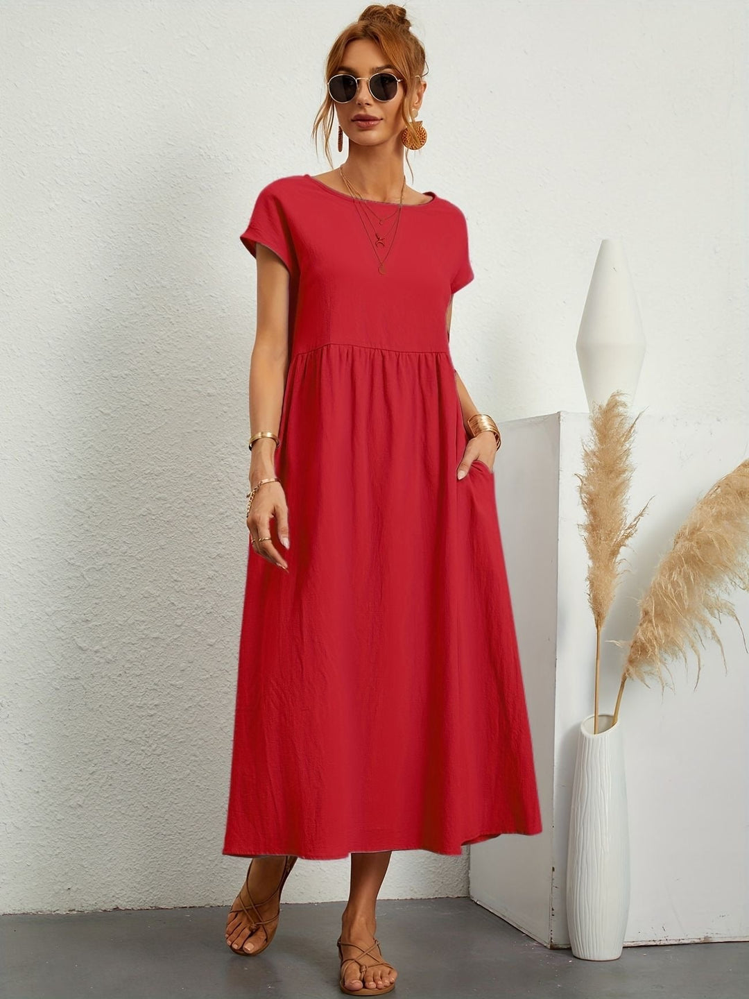 Elena Breezy Spring Dress