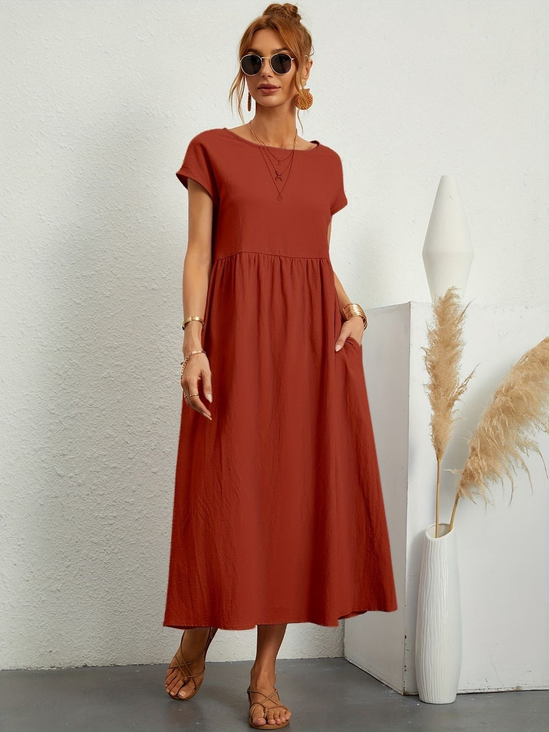 Elena Breezy Spring Dress