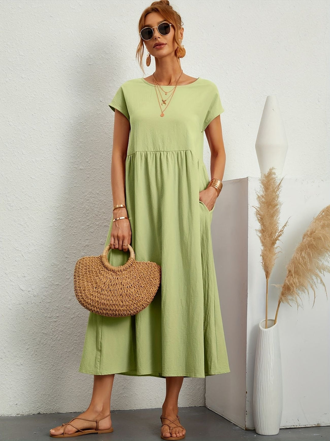 Elena Breezy Spring Dress