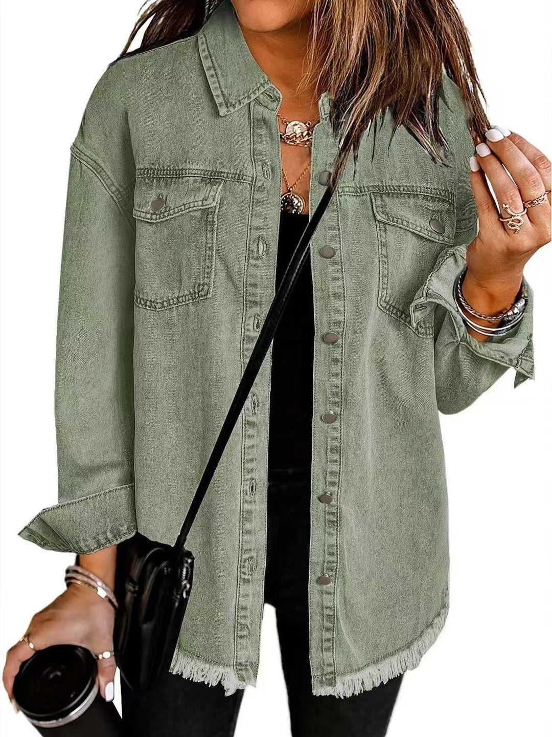 Louisa Classic Denim-Style Jacket