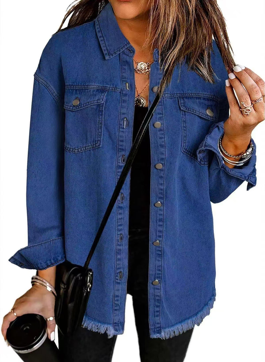 Louisa Classic Denim-Style Jacket