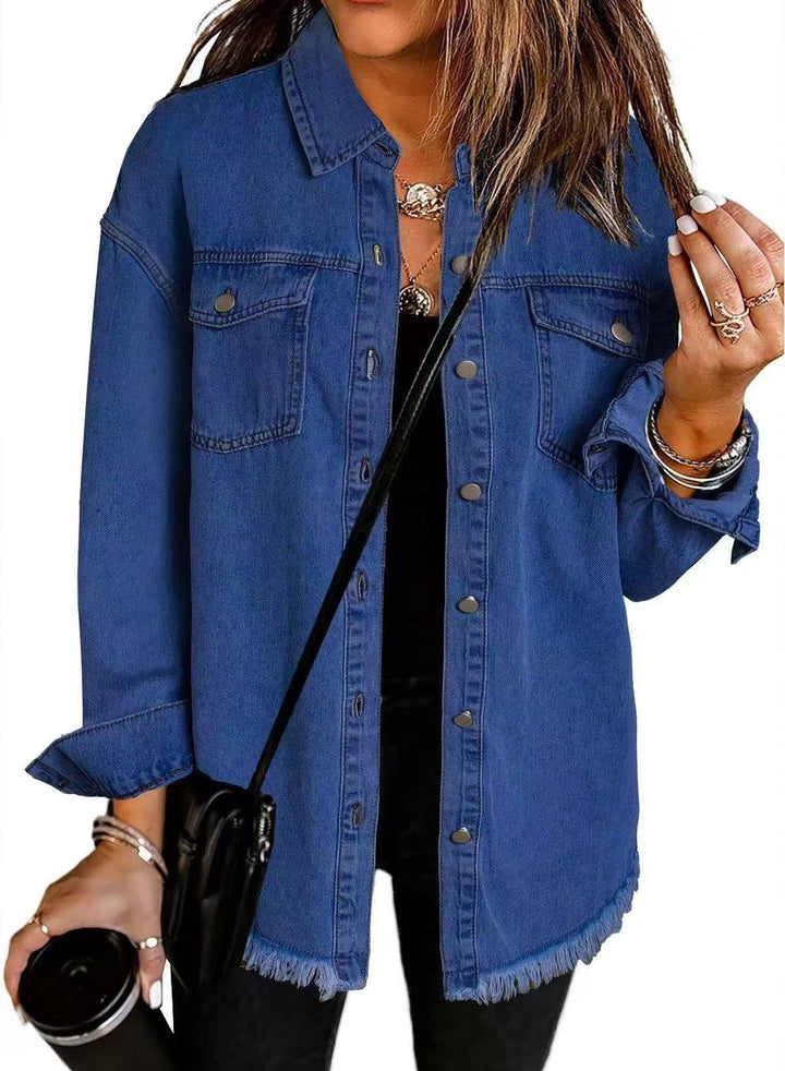 Louisa Classic Denim-Style Jacket