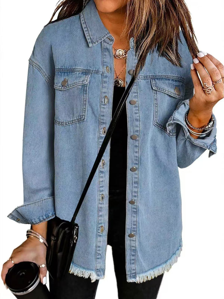 Louisa Classic Denim-Style Jacket
