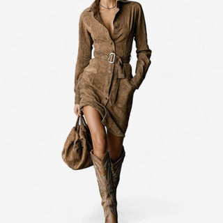 Betty Structured Robe Dress