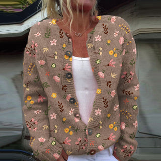 Cardigan élégant Zita Floral
