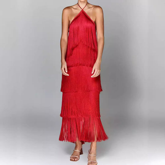 Eva Tasseled Dress