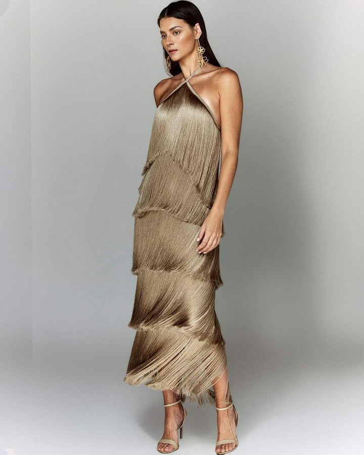 Eva Tasseled Dress