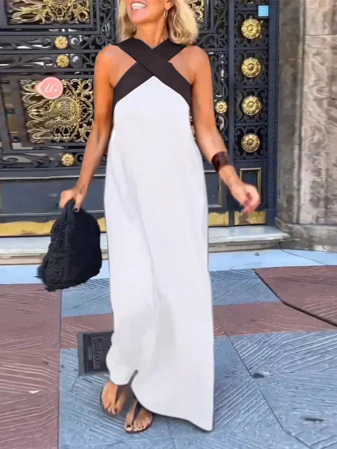 Martina Sleeveless Printed Dress