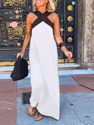Martina Sleeveless Printed Dress