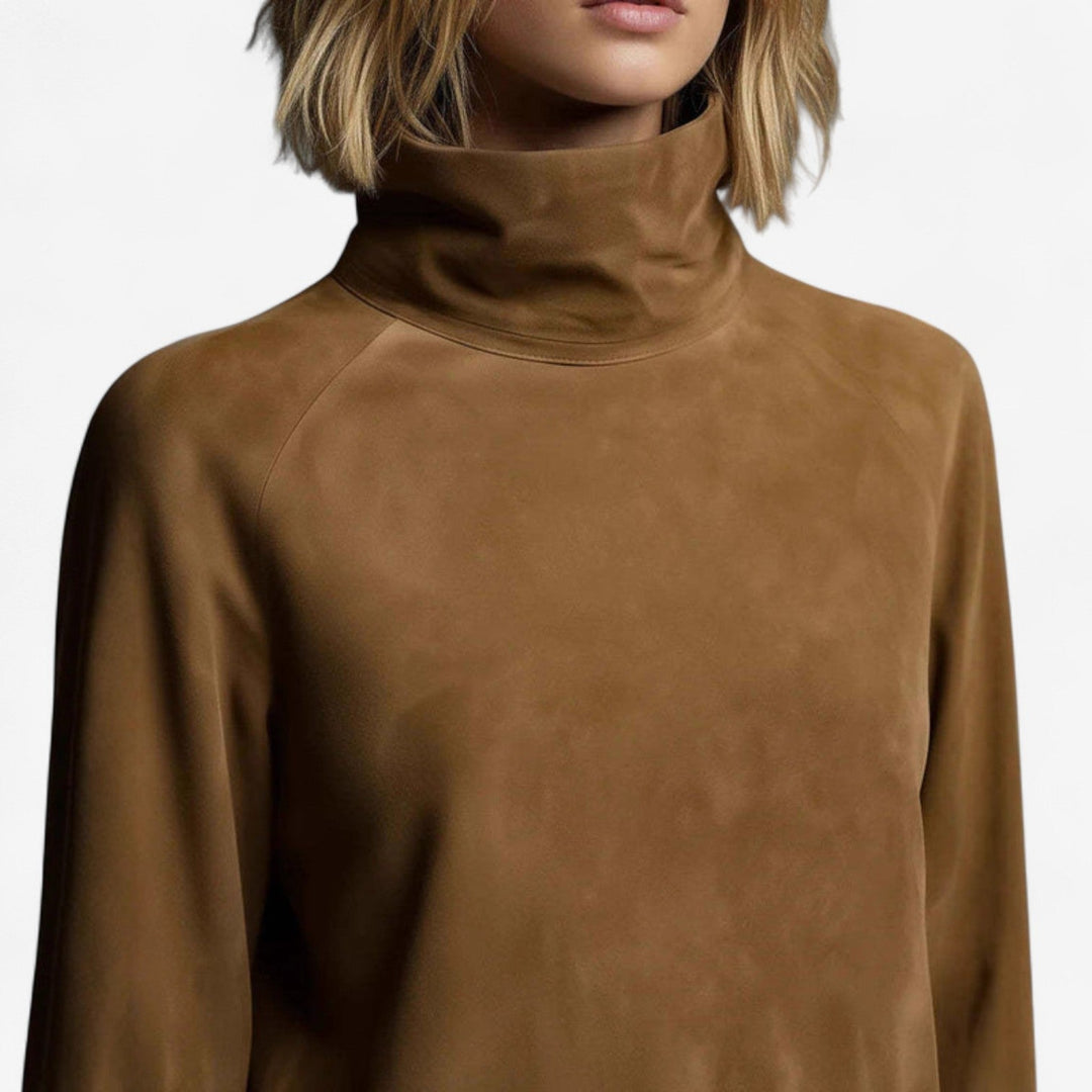 Tania High Collar Mini Dress