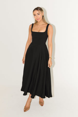 Amelia Timeless Flowing Midi Dress