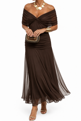 Mikaela Off-Shoulder Mermaid Maxi Dress