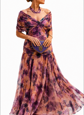 Mikaela Off-Shoulder Mermaid Maxi Dress