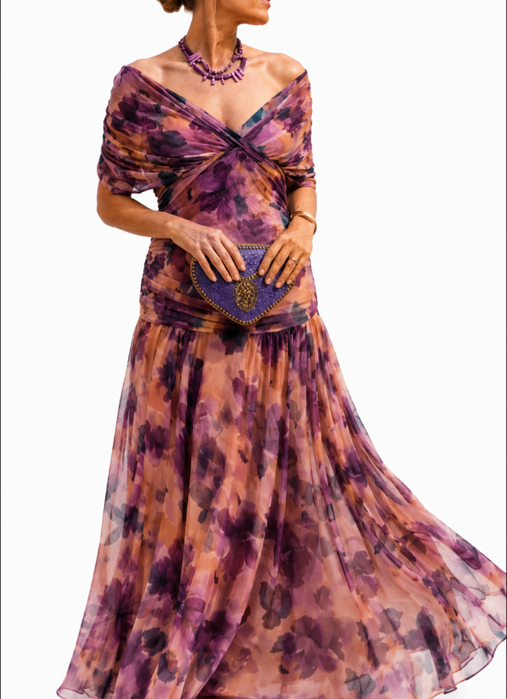 Mikaela Off-Shoulder Mermaid Maxi Dress