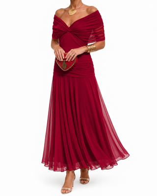 Mikaela Off-Shoulder Mermaid Maxi Dress