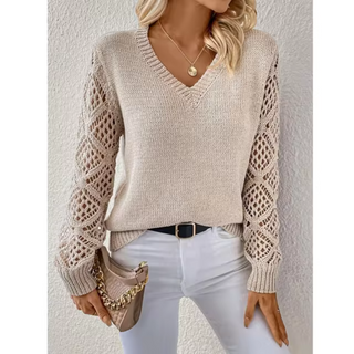 Vivienne Casual V-Neck Sweater