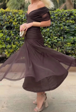 Alondra Floral V-Neck Maxi Dress