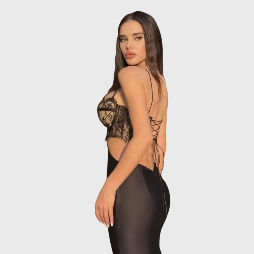 Serena Fitted Evening Dress