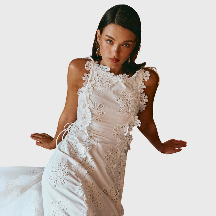 Aribela Embroidered Maxi Dress