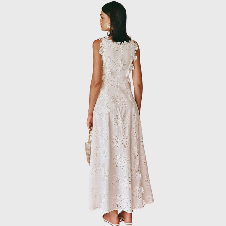 Aribela Embroidered Maxi Dress