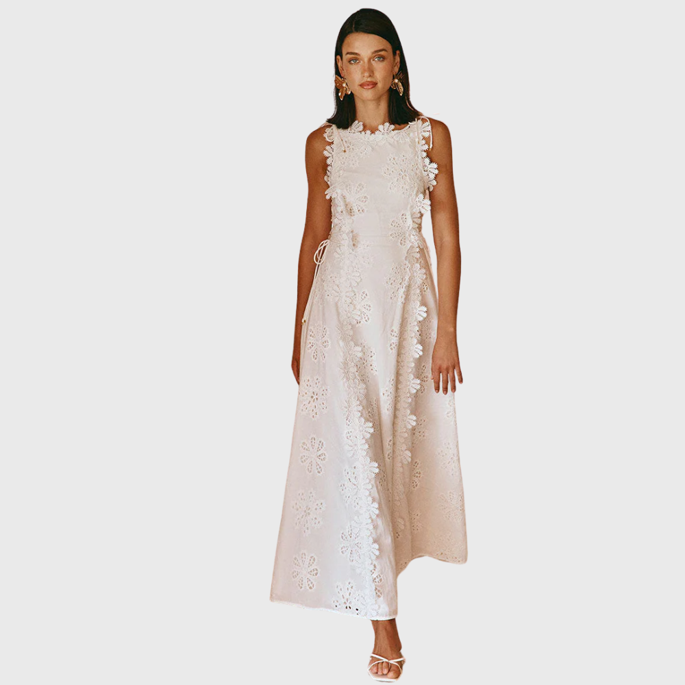 Aribela Embroidered Maxi Dress
