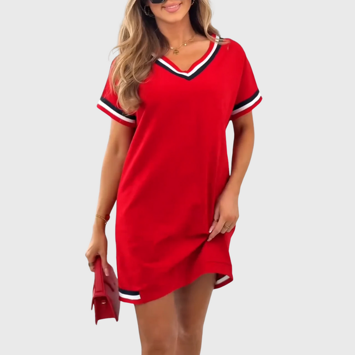 Victoria Sporty Short Sleeve Dress