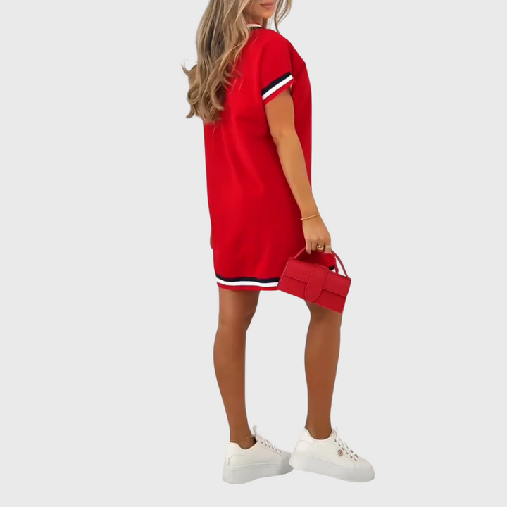 Victoria Sporty Short Sleeve Dress