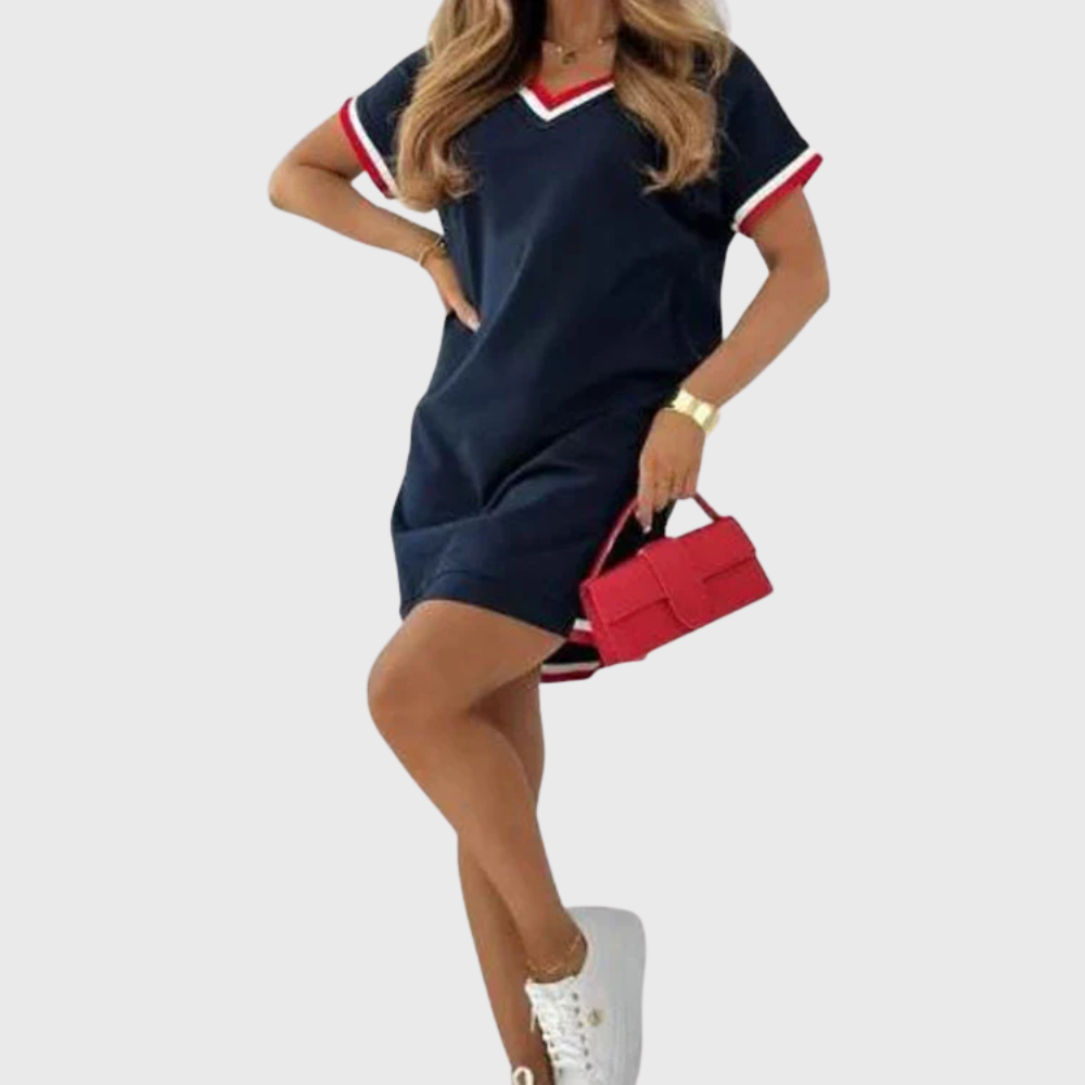 Victoria Sporty Short Sleeve Dress
