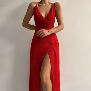 Robe Carina élégante sans bretelles