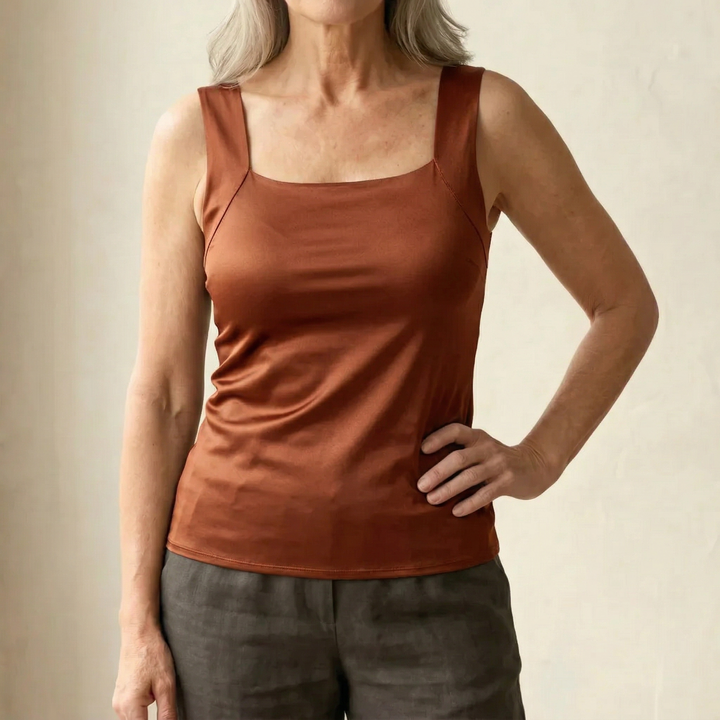 Roxanne Built-In Bra Tank Top