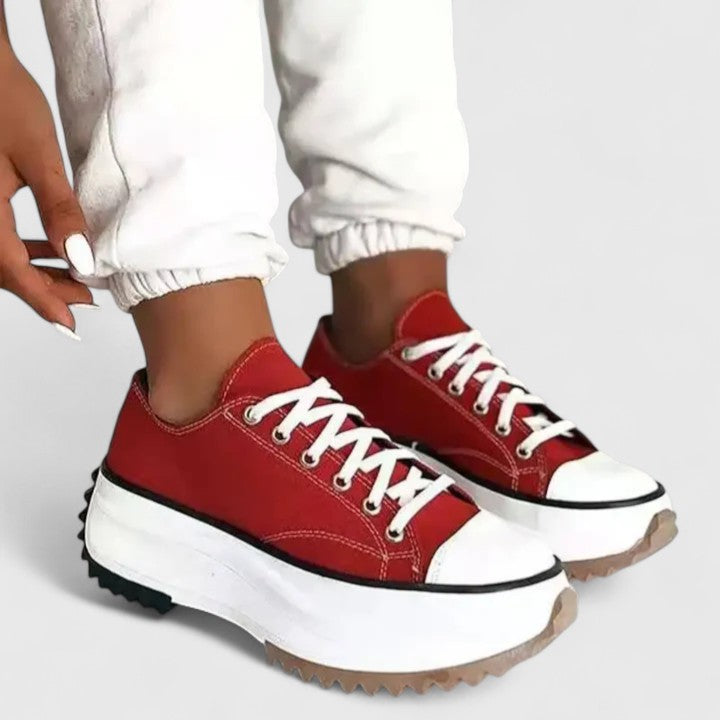 Kelly Platform Lace-Up Sneakers