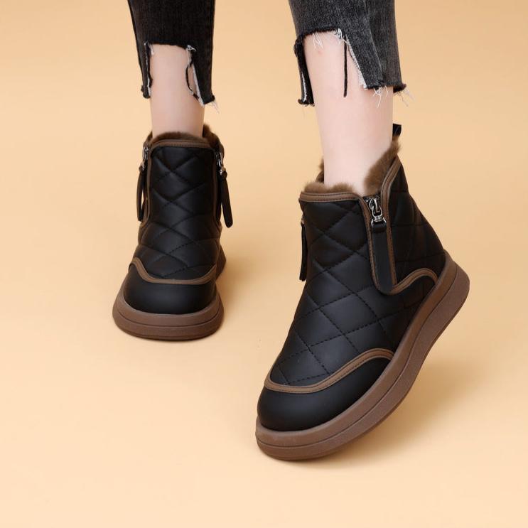 Zorey Dual-Zip Snow Boots
