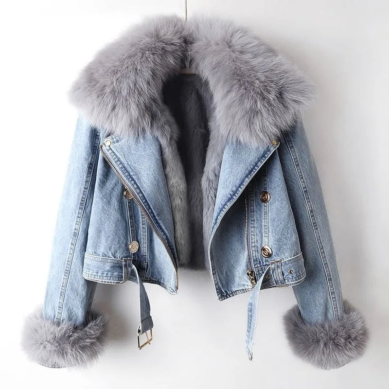 Margaux Cropped Belted Coat