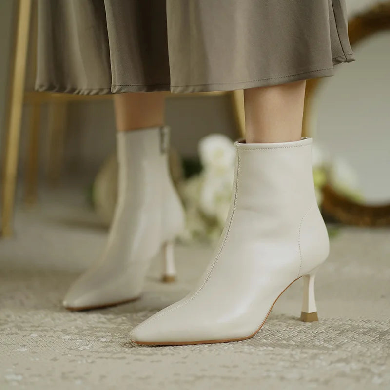 Mavy Stiletto Ankle Boots