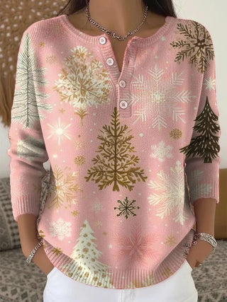 Manon Festive Print Sweater
