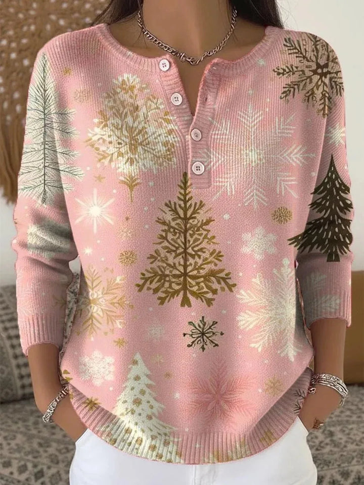 Manon Festive Print Sweater