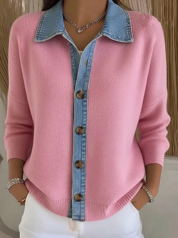 Leonie Contrast Collar Pullover