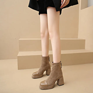 Vento Block Heel Boots