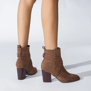 Jia Pointed Toe Ankle Boots