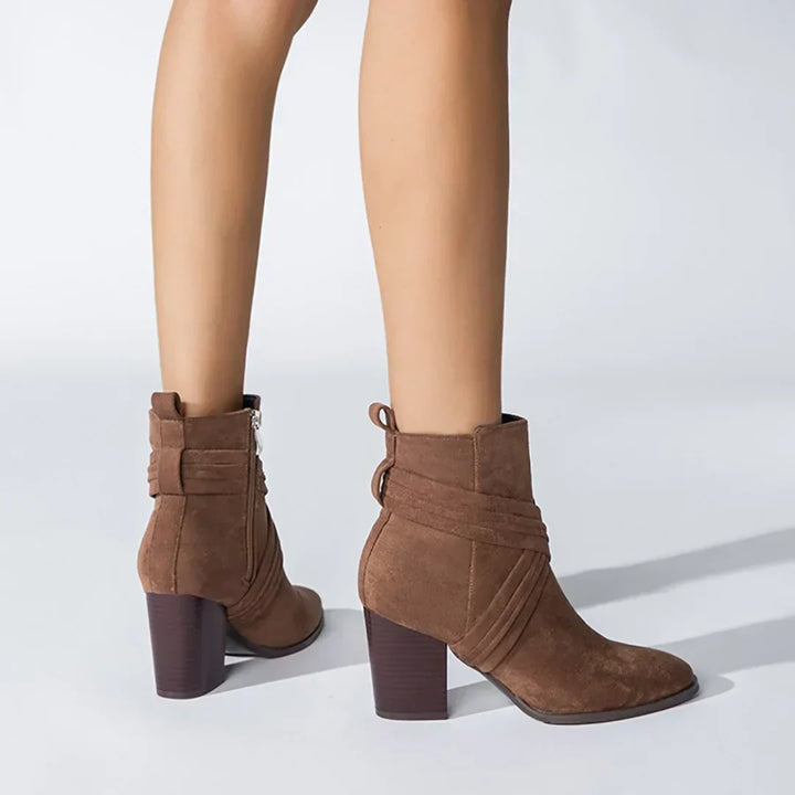 Jia Pointed Toe Ankle Boots