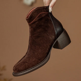 Belini Back-Zip Ankle Boots