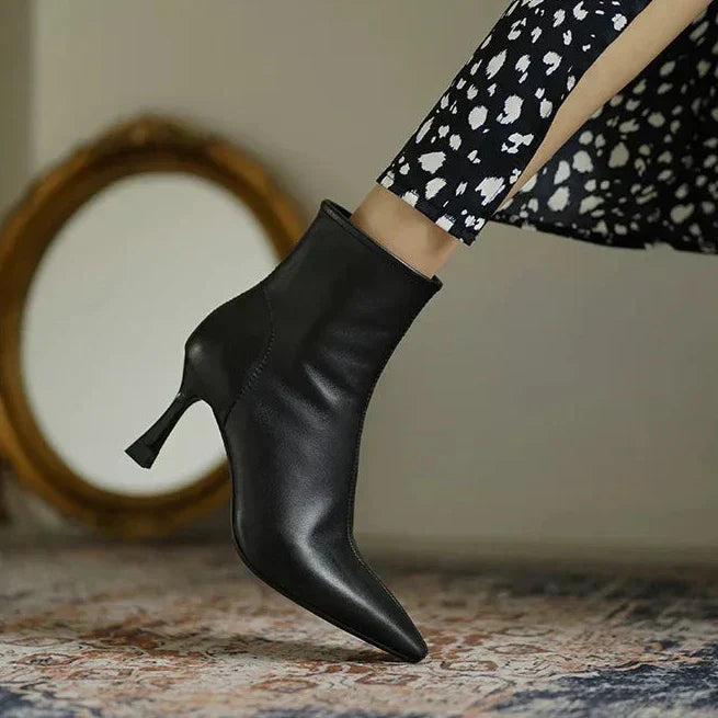 Mavy Stiletto Ankle Boots