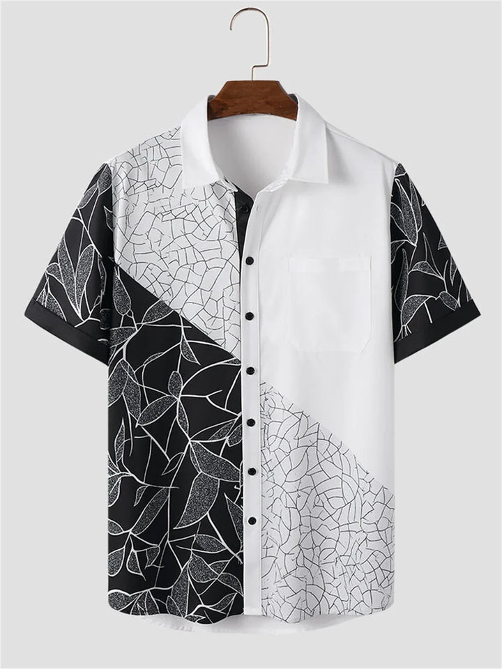 Ink Style Short-Sleeved Shirt