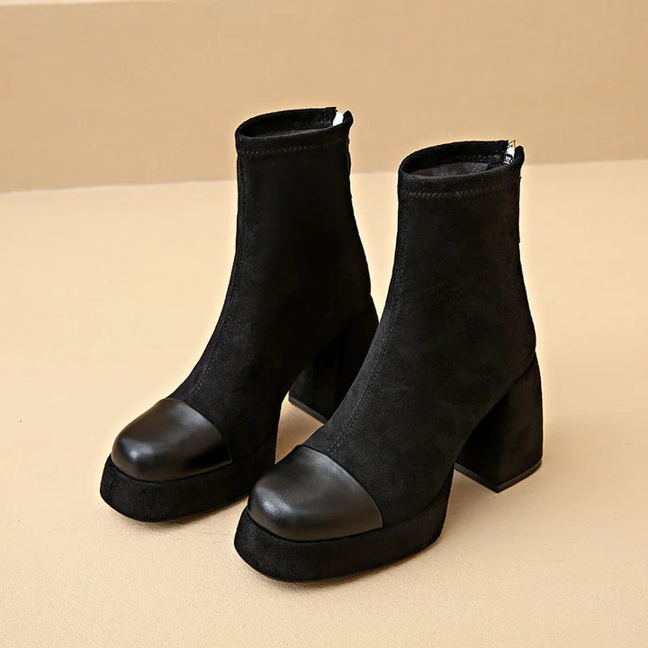 Vento Block Heel Boots