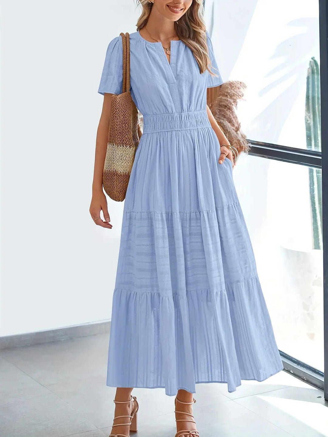 Natalie Elegant Flattering Dress